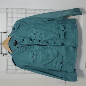 Dusty teal talbots jacket